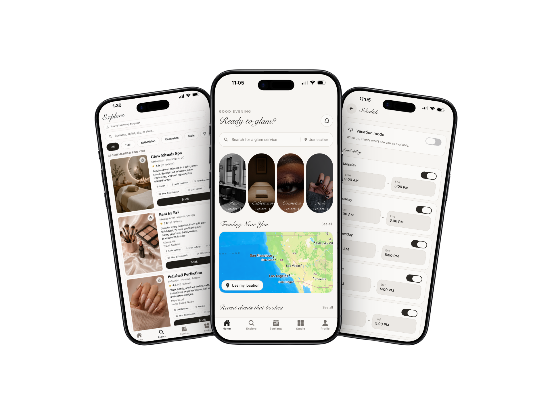 Glamease app preview