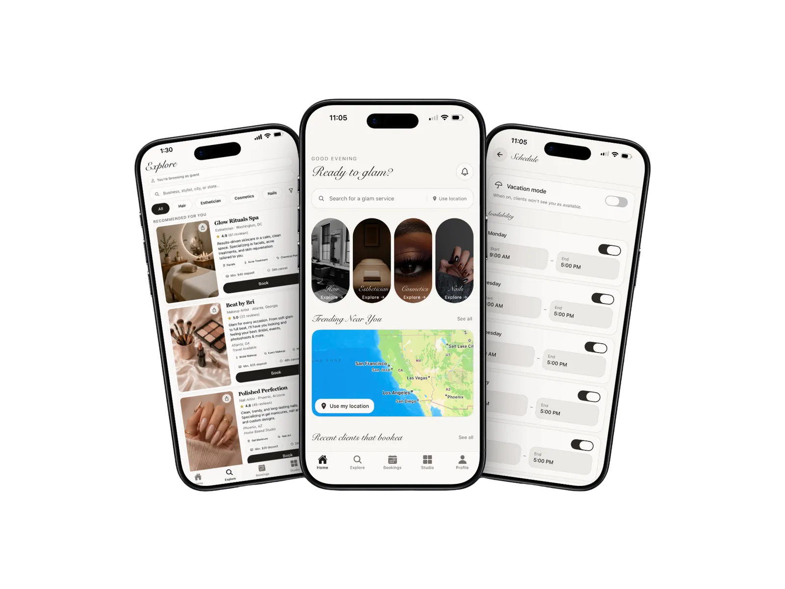 Glamease app preview