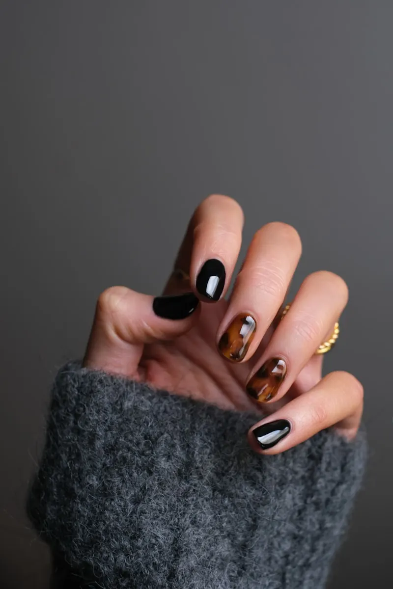 Red and heart nail art set